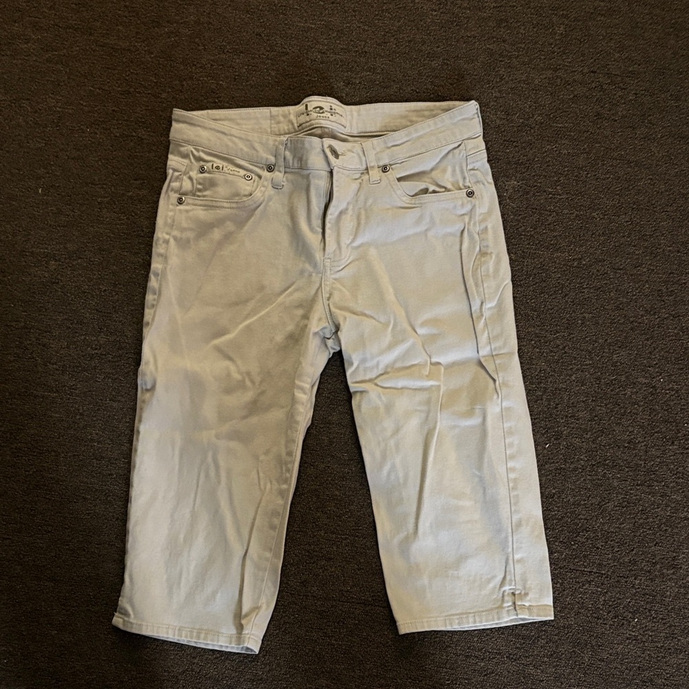 LEI Women's Light khaki Relaxed Jeans